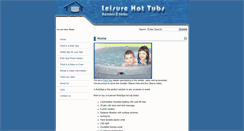 Desktop Screenshot of leisurehottubs.com