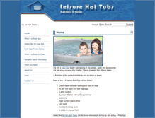 Tablet Screenshot of leisurehottubs.com